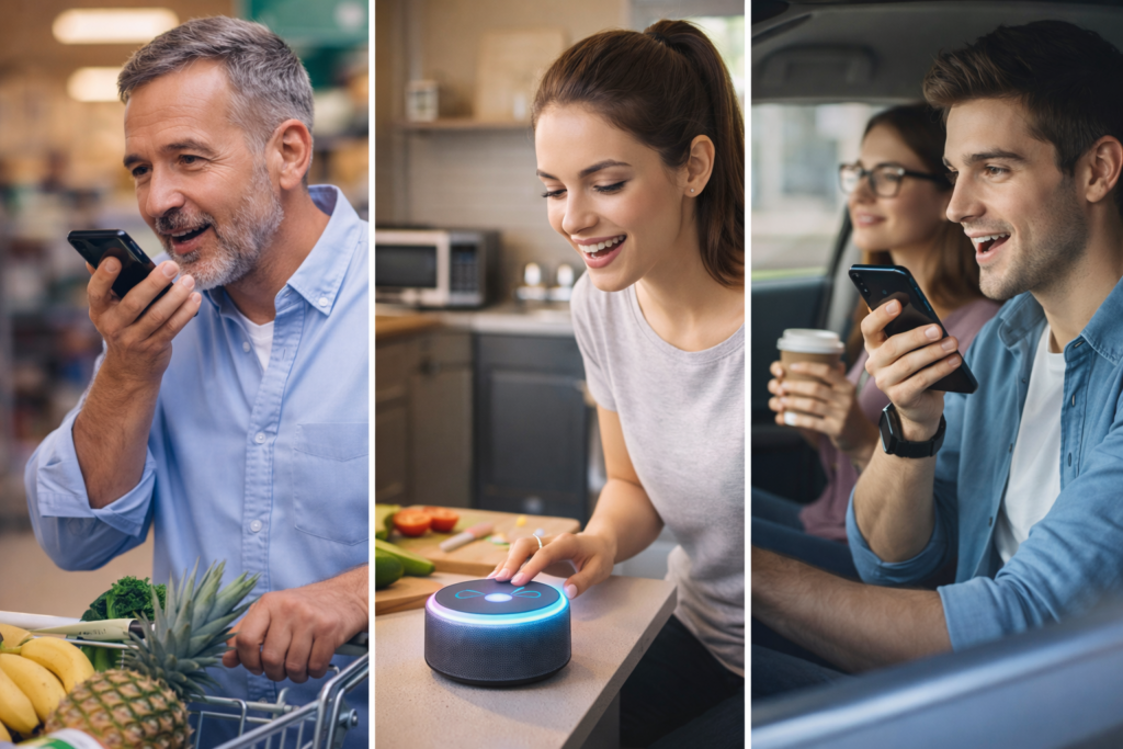 Voice search in daily use