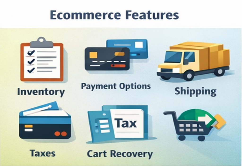 Ecommerce Features - Shopify vs WordPress