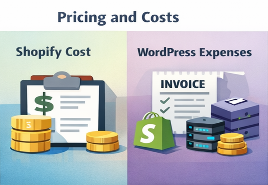 Pricing and Costs - Shopify vs WordPress