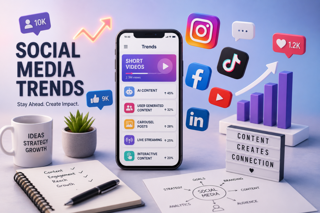 Social media trends and marketing strategies